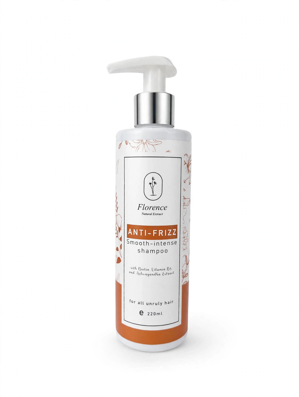 Florence Natural Extract Anti-Frizz Shampoo | 220ml